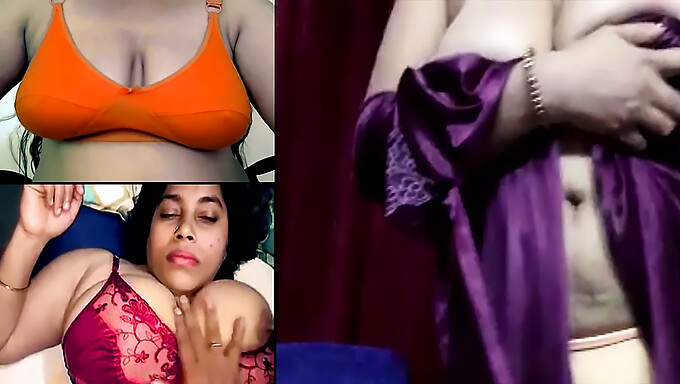 Mira A Esta Zorra India Madura Con Grandes Tetas Y Pezones En Este Caliente Video