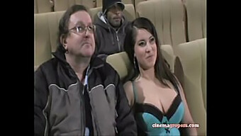 Cuckold'S Wife Groped By Old Man In Cinema!