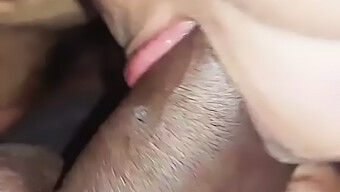 Teen Indian Tv Model Gives A Blowjob And Swallows Cum