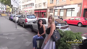 Amateur German Girl Gives Blowjob To Her Best Friend'S Husband In A Parking Lot