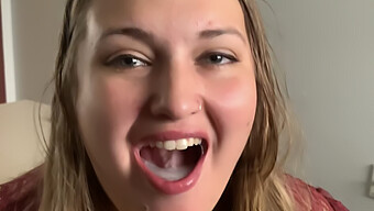 Pov Video Of A Wife Giving A Deepthroat Blowjob And Swallowing Cum