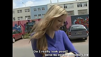 Blonde Teen Veronika Gets Fucked In The Streets Of Prague