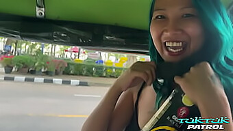 Small Titted Thai Babe Gives A Blowjob To A Lucky Guy