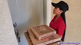 Watch A Delivery Girl In Action In This Hot Video