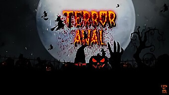 Halloween Night: Teen (18+) Anal Terror With Linda Del Sol And Cris Angelo