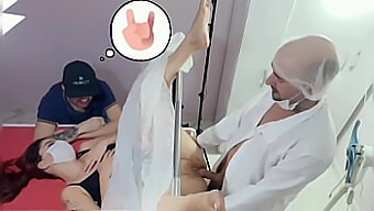 Wife And Husband Visit A Crazy Gynecologist!