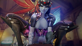 Get Ready For A Wild Ride With Dva Mercy And Widowmaker In This 3d Hentai Game Compilation