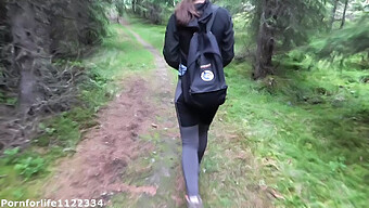 Amateur Hiker Gets Her Tight Pussy And Big Ass Fucked On A Hiking Trip