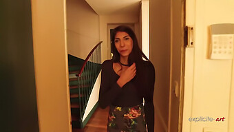 A French Babe With Small Tits Gets Face Fucked And Facialized In Pov