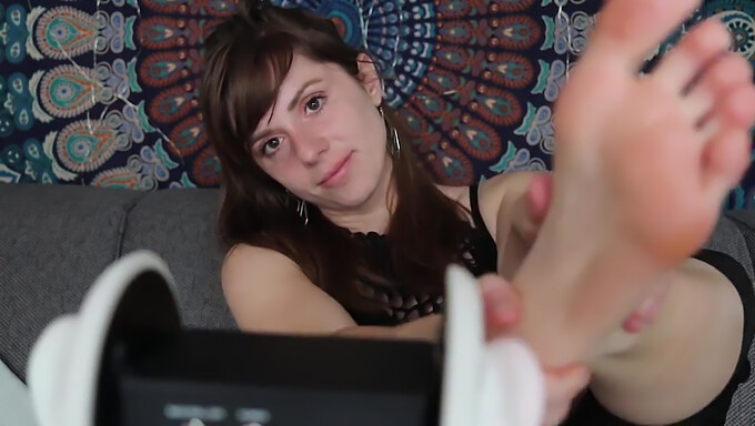 Foot Fetish Meets Asmr In This Homemade Video