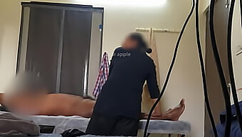 Secretly Captured Footage At A Massage Parlour