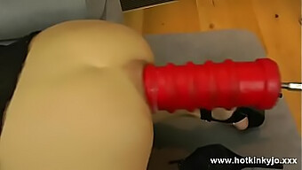 Huge Dildo Action In 480p Hd