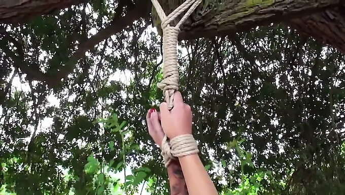 Dominant Woman Strips Down To Be Whipped In The Great Outdoors