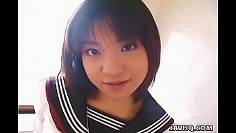 Uninhibited Japanese Teen Facial In Raw Video