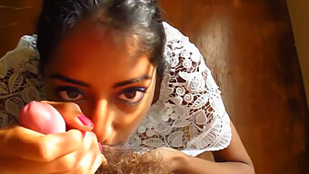 Indian Beauty Gives A Mind-Blowing Blowjob