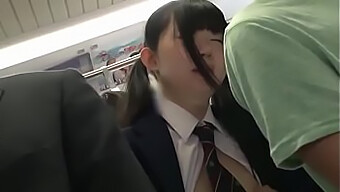 Japanese Teen'S Small Tits Bounced During Rough Sex