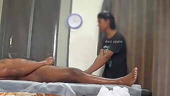 A Happy Ending Massage Ends Up In A Steamy Scene In Front Of A Hidden Camera