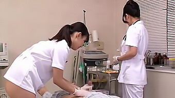 Japanese Nurses Give Oral Pleasure To Patients