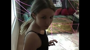 Petite College Coed Masturbates With A Dildo On Webcam