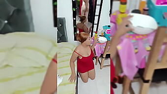 Video Casero De Keilimar Gomez De Diversión Oral Y De Baño Interracial