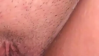 Close-Up Of A Dirty Talking British Slut In A Creampie Scene