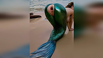 A Stranger'S Wild Anal Encounter With A Mermaid On The Beach